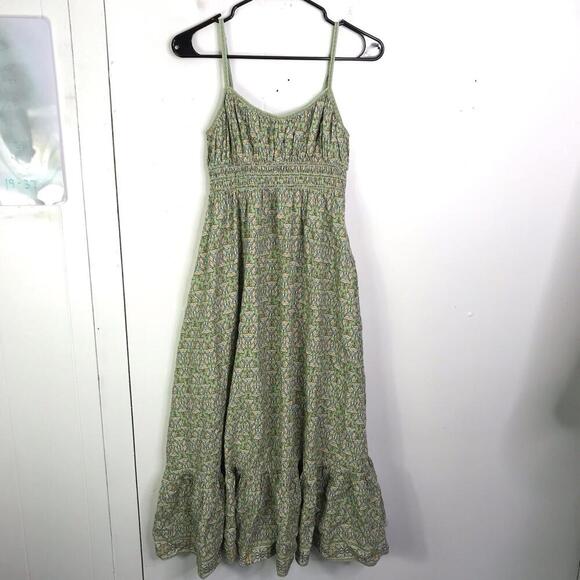 Max Studio Dress Womens Small Babydoll Empire Waist Cottagecore Floral Midi - Picture 1 of 7